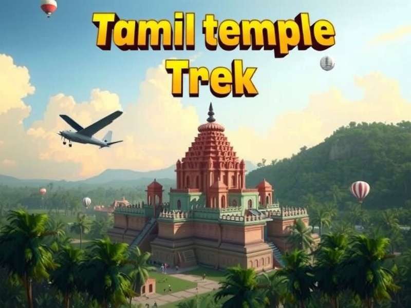 Explore the mystical world of Tamil Nadu Temple Trek Tamil Nadu Temple Trek Game Cover
